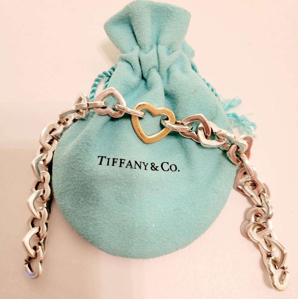 Authentic Tiffany Open Heart  Bracelet